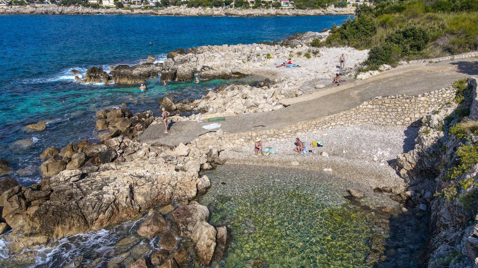 Open Sea Apartments Utjeha Bagian luar foto