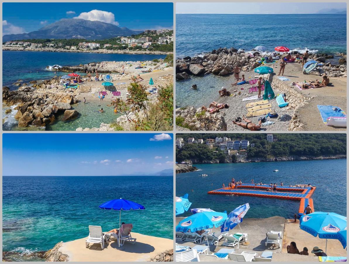Open Sea Apartments Utjeha Bagian luar foto